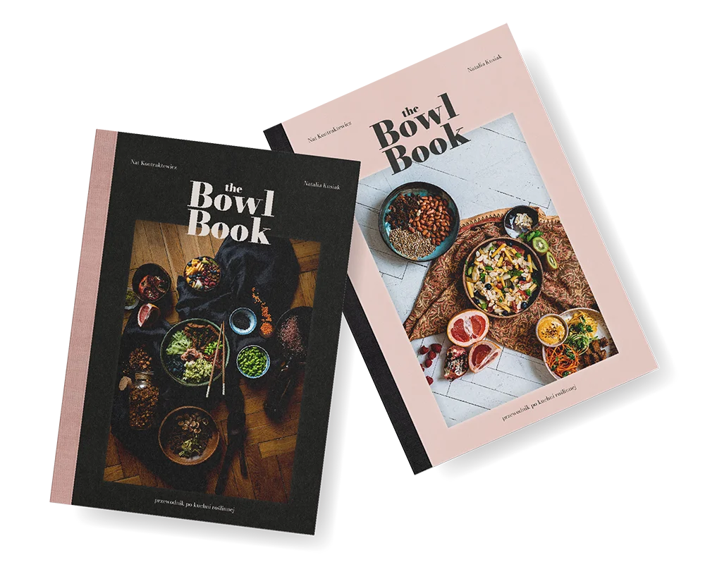 Album The Bowl Book - przeodnik po kuchni roślinnej. Wegańskie przepisy w pięknym, drukowanym, ekologicznym wydaniu.